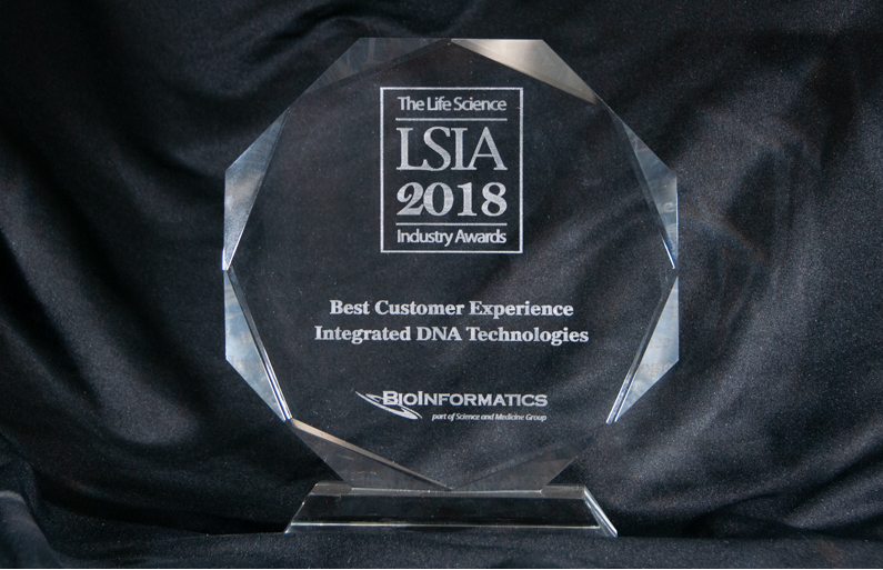 IDT Wins Life Science Industry Award for Best Overall Customer Experience